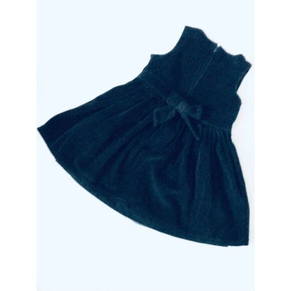 Carter's Baby Girls 12-18 Mos Embroidered Velour Dress BUY 2 GET 1 FREE - Picture 2 of 6